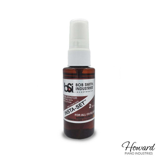 INSTA-SET CA Glue Accelerator Spray Bottle - 2 oz. BSI Inc. Howard Piano Industries