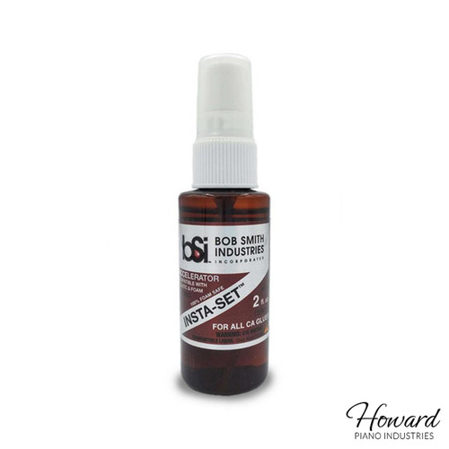 INSTA-SET CA Glue Accelerator Spray Bottle - 2 oz. BSI Inc. Howard Piano Industries