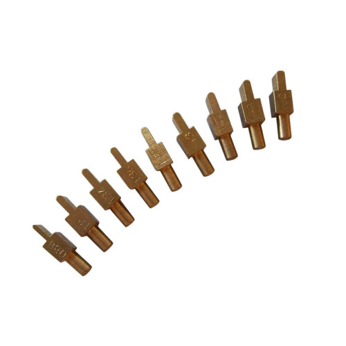 Piano Key Easing Iron Broaches - Set of 9