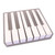 German Piano Keytops with Attached Fronts - Light Cream Schaff Piano Supply Howard Piano Industries