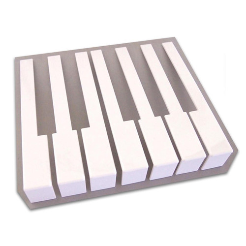 German Piano Keytops with Attached Fronts - Light Cream Schaff Piano Supply Howard Piano Industries