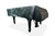 Black Vinyl Grand Piano Cover